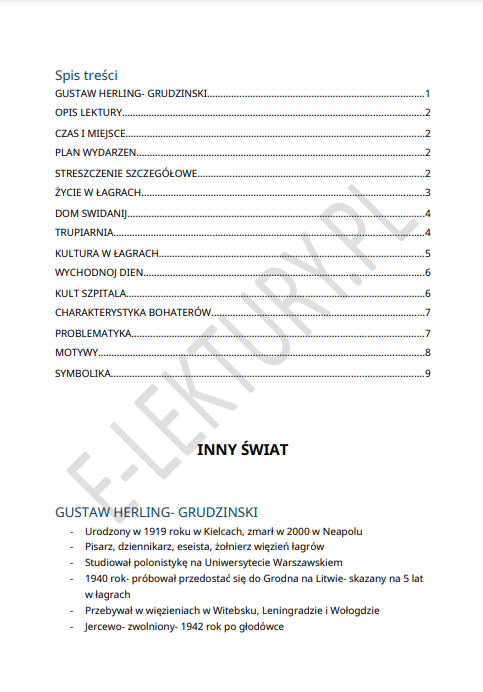 Podgląd Inny świat